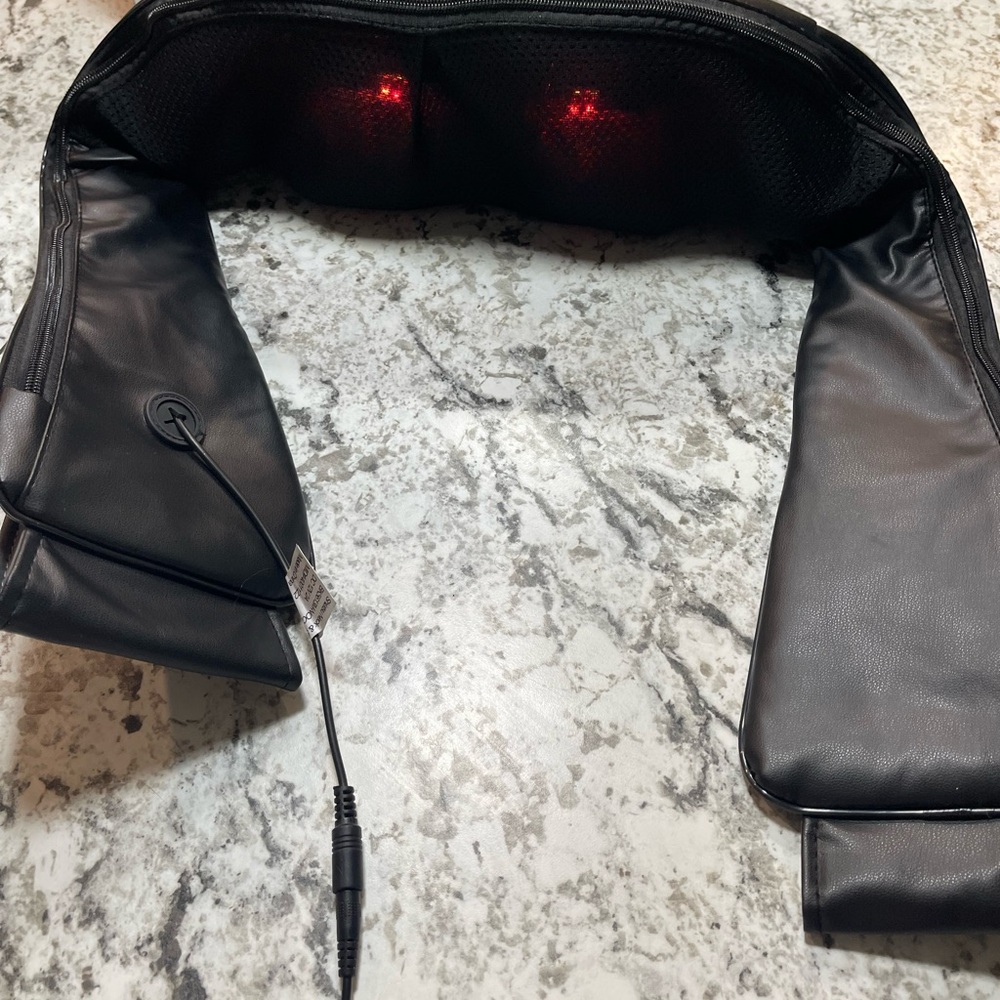 Brookstone Blue Shiatsu Neck and Shoulder Massager
